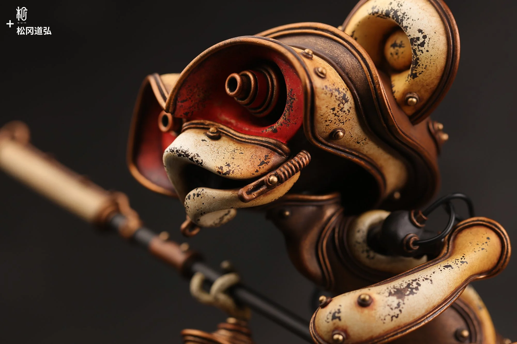 steampunk monkey wu kong resin colletibles by Michihiro Matsuoka x